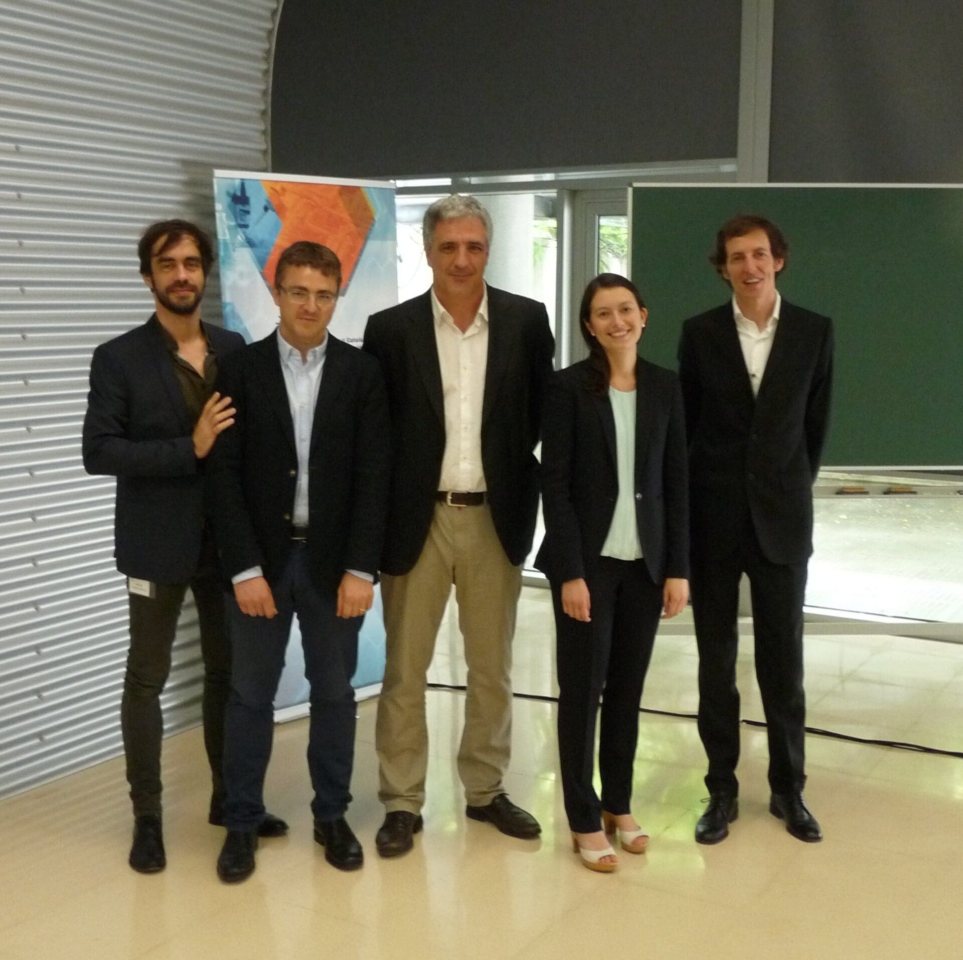 The examining committee after Dr. Eloísa Serran successfully defended her thesis.